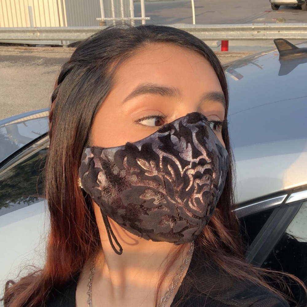 Satin Floral & Plush Masks